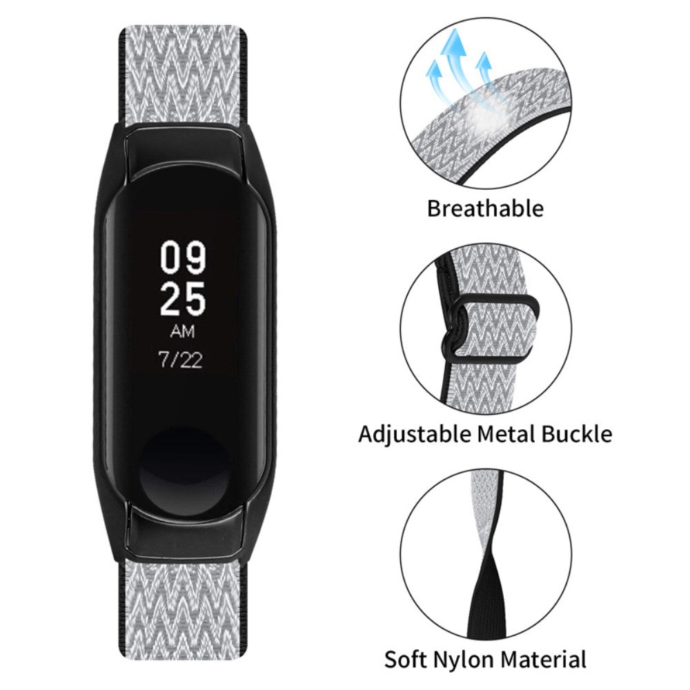 Mega pænt Xiaomi Mi Band 7 Stof Urrem - Hvid#serie_13