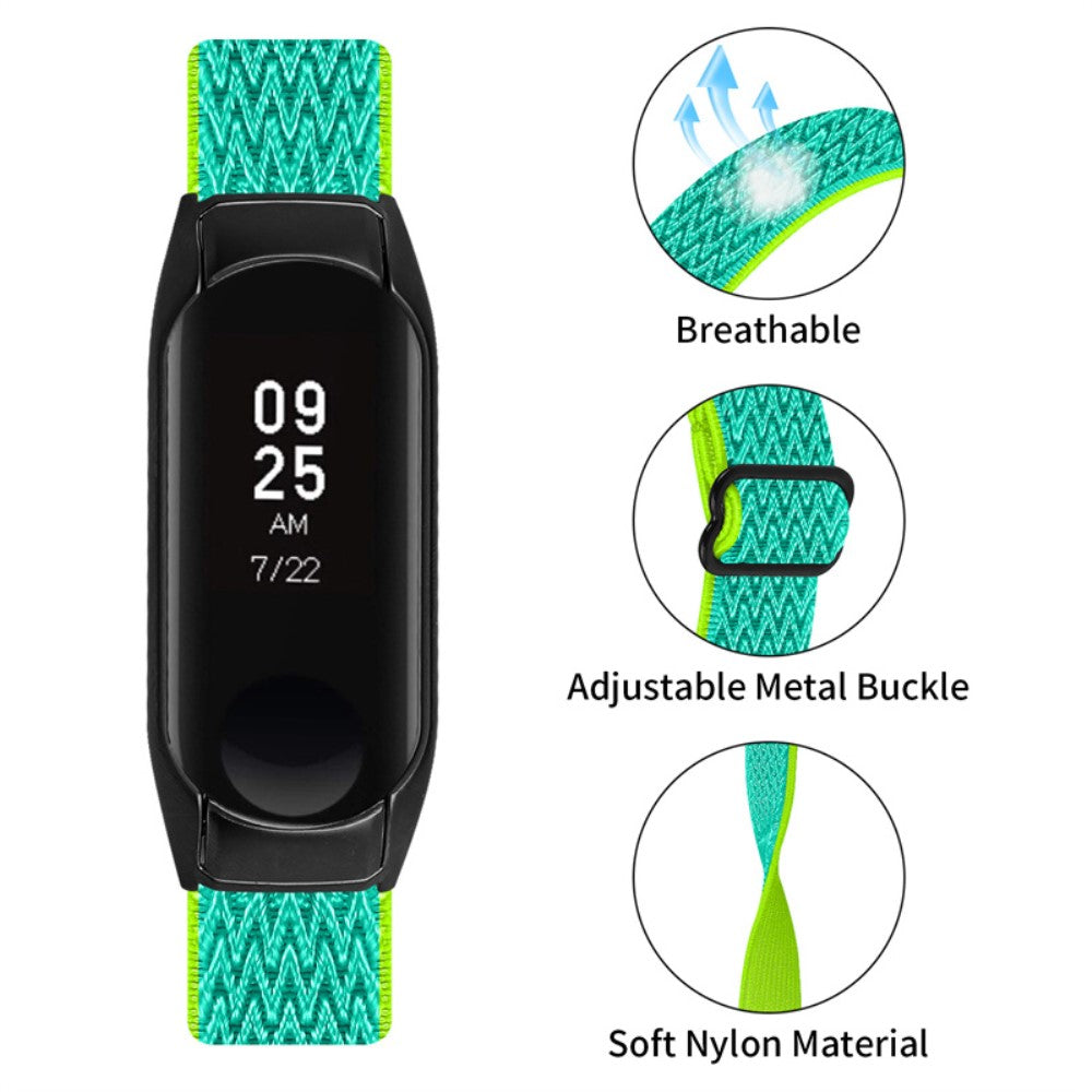 Mega pænt Xiaomi Mi Band 7 Stof Urrem - Grøn#serie_15