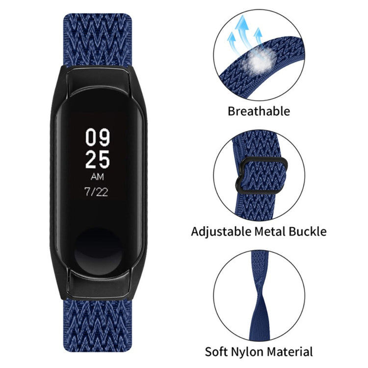 Mega pænt Xiaomi Mi Band 7 Stof Urrem - Blå#serie_19