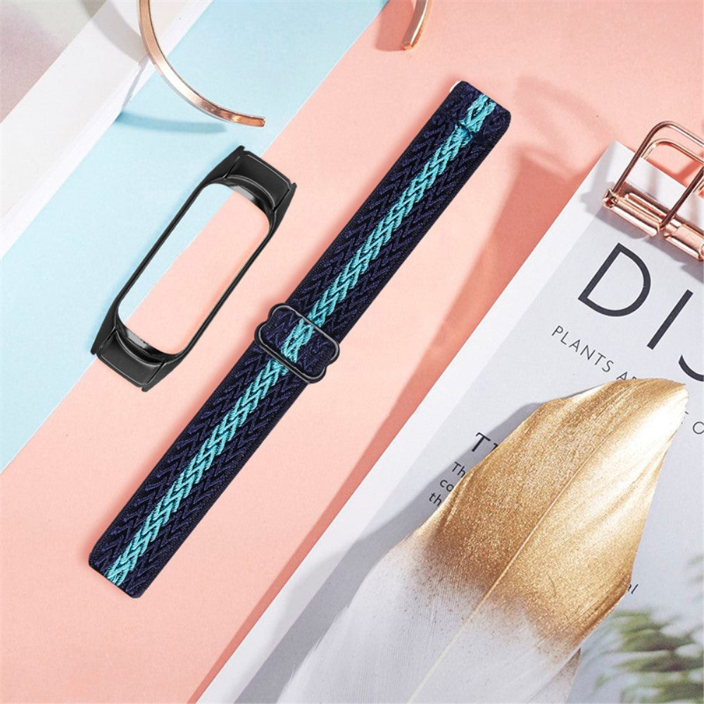 Mega pænt Xiaomi Mi Band 7 Stof Urrem - Blå#serie_20