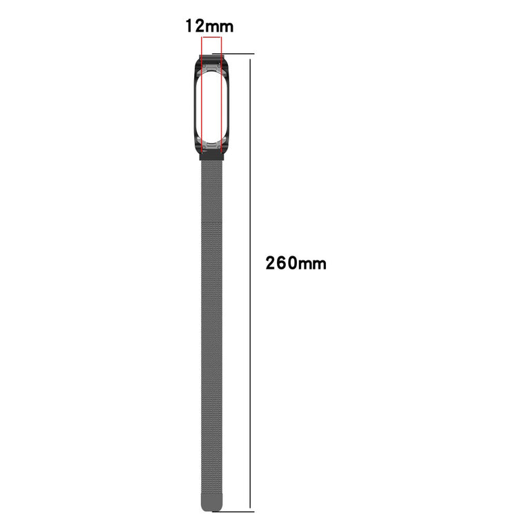 Meget fint Xiaomi Mi Band 7 Metal Rem - Guld#serie_035