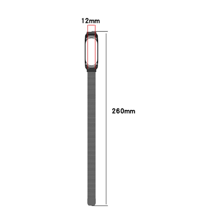Mega kønt Xiaomi Mi Band 7 Metal Rem - Sølv#serie_2