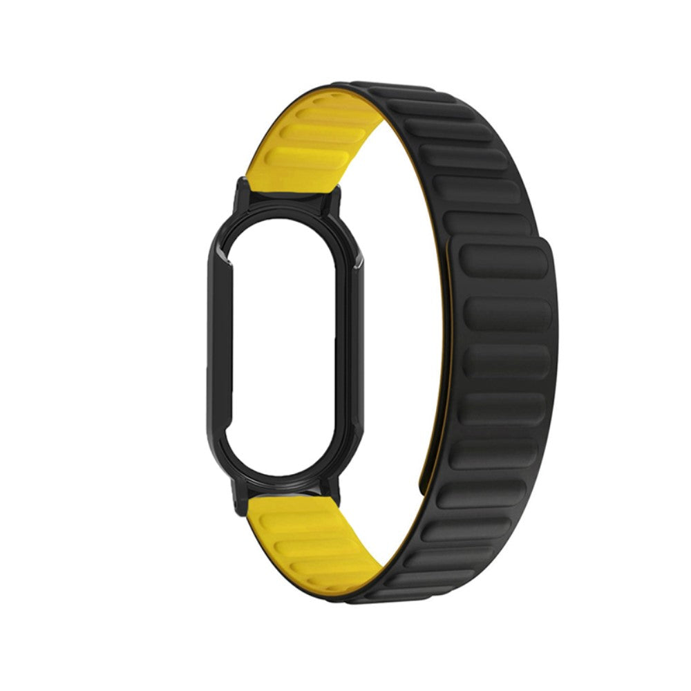 Helt vildt godt Xiaomi Mi Band 7 Silikone og Glas Rem - Sort#serie_2