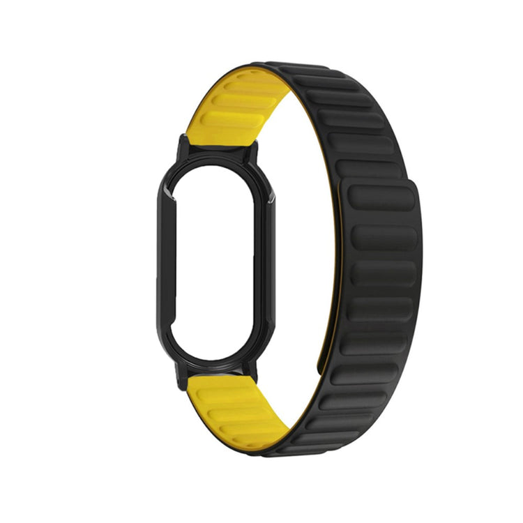 Helt vildt godt Xiaomi Mi Band 7 Silikone og Glas Rem - Sort#serie_2