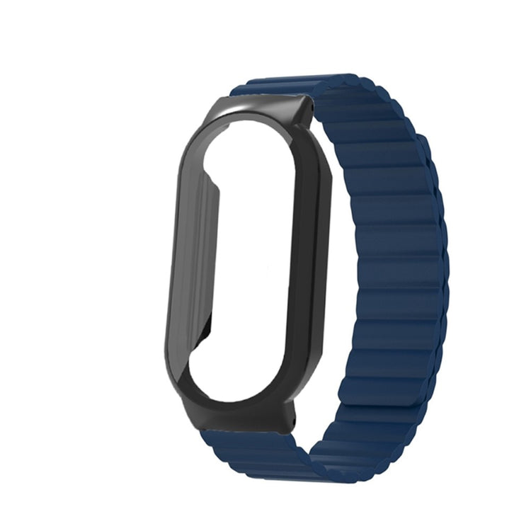 Vildt pænt Xiaomi Mi Band 7 Silikone og Glas Rem - Blå#serie_4