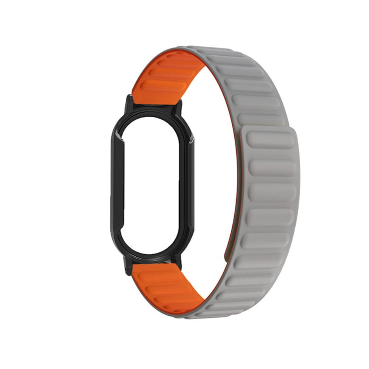 Helt vildt godt Xiaomi Mi Band 7 Silikone og Glas Rem - Sølv#serie_6