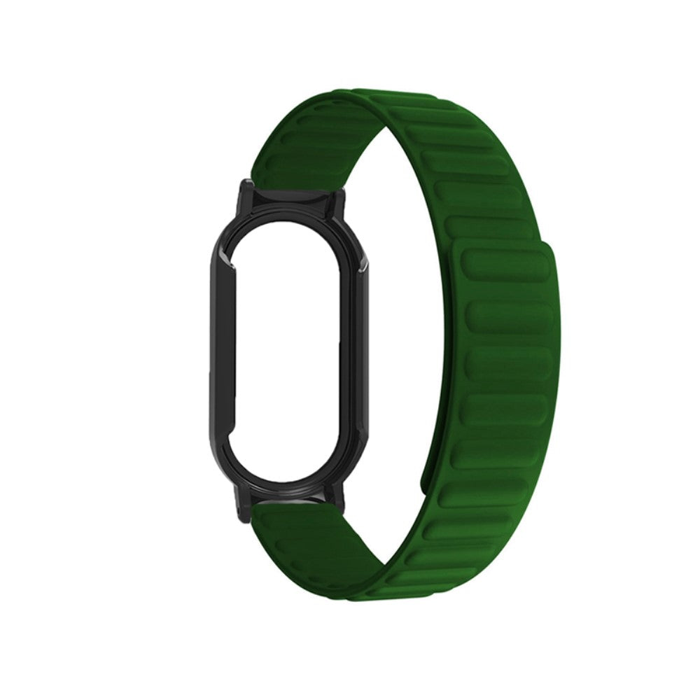 Helt vildt godt Xiaomi Mi Band 7 Silikone og Glas Rem - Grøn#serie_8