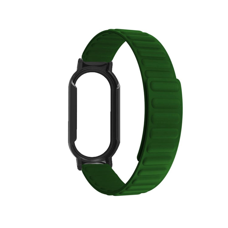 Helt vildt godt Xiaomi Mi Band 7 Silikone og Glas Rem - Grøn#serie_8