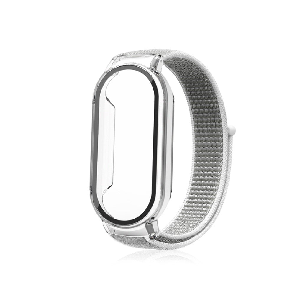 Vildt pænt Xiaomi Mi Band 7 Nylon og Glas Rem - Hvid#serie_4