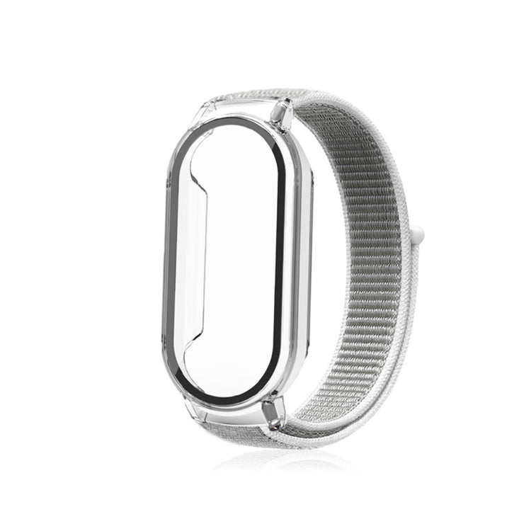 Vildt pænt Xiaomi Mi Band 7 Nylon og Glas Rem - Hvid#serie_4
