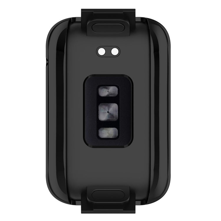 Rigtigt Godt Xiaomi Mi Band 7 Pro Plastik og Glas Cover - Sort#serie_1
