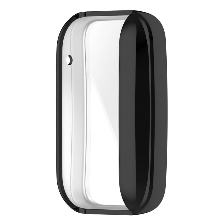 Rigtigt Godt Xiaomi Mi Band 7 Pro Plastik og Glas Cover - Sort#serie_1