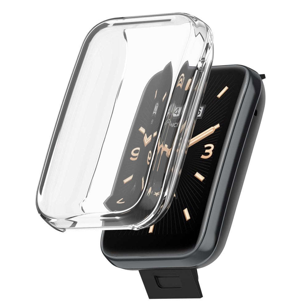 Rigtigt Godt Xiaomi Mi Band 7 Pro Plastik og Glas Cover - Gennemsigtig#serie_2