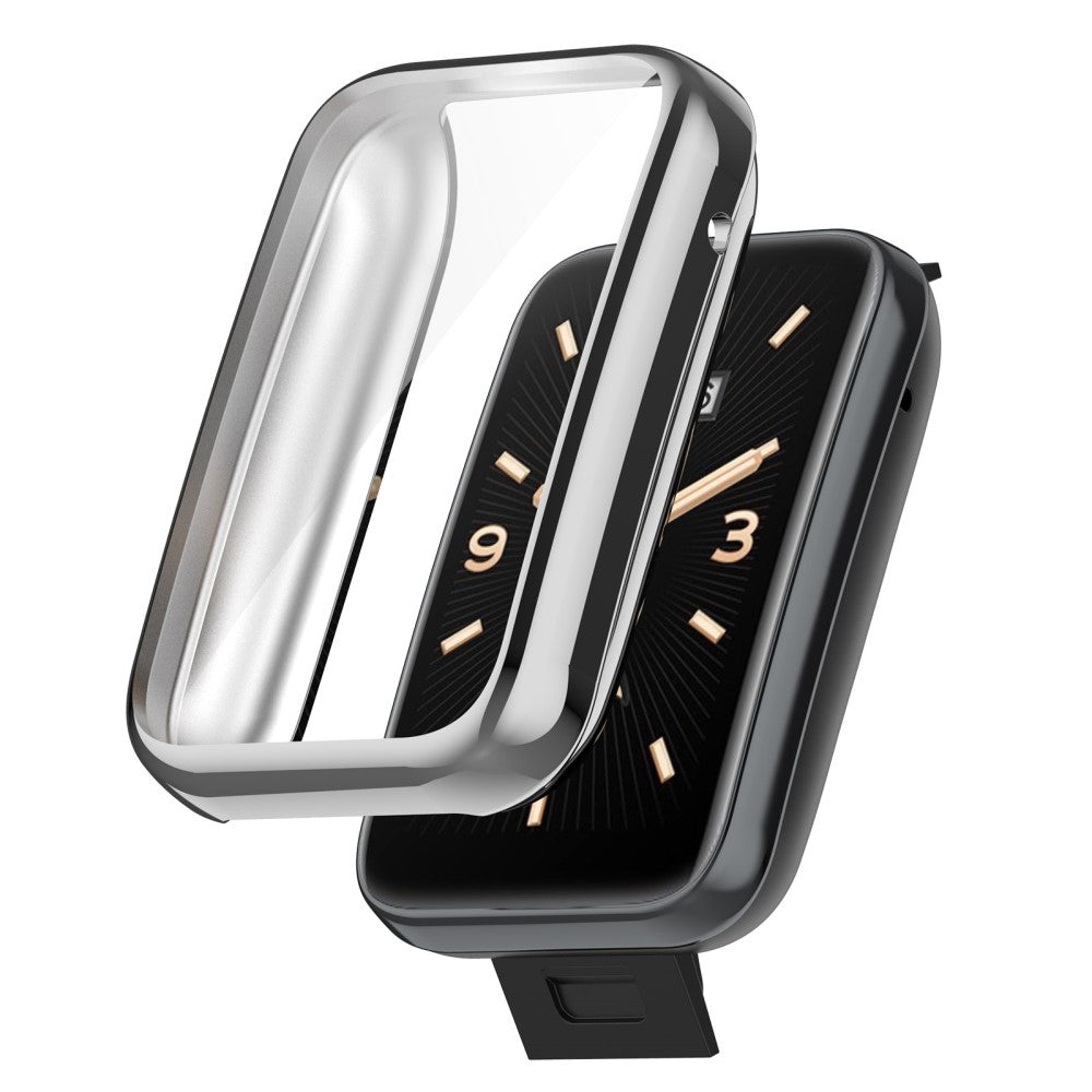 Rigtigt Godt Xiaomi Mi Band 7 Pro Plastik og Glas Cover - Sølv#serie_3