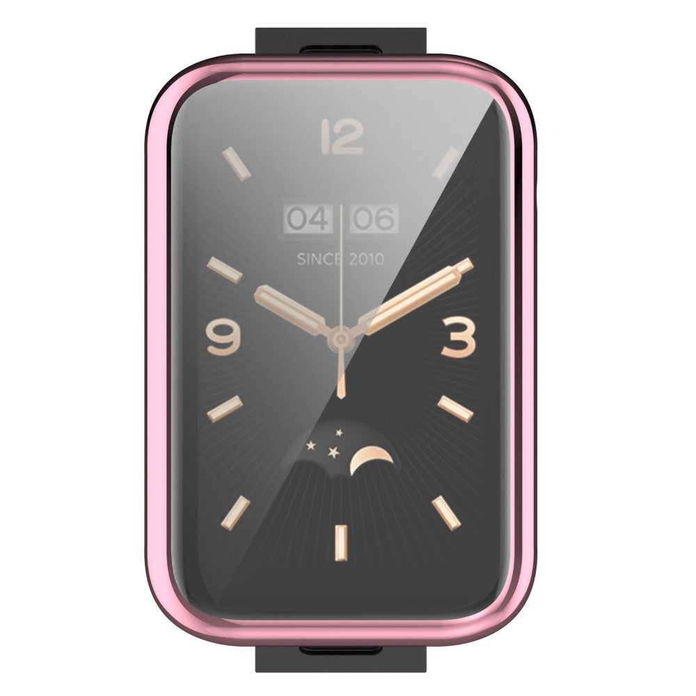 Rigtigt Godt Xiaomi Mi Band 7 Pro Plastik og Glas Cover - Pink#serie_4