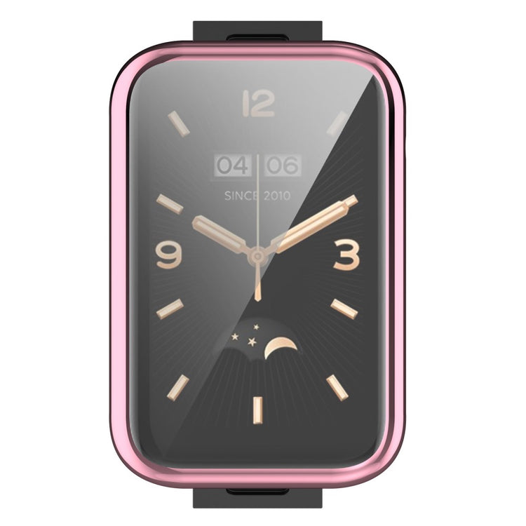 Rigtigt Godt Xiaomi Mi Band 7 Pro Plastik og Glas Cover - Pink#serie_4
