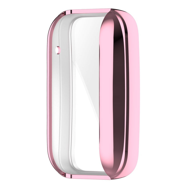 Rigtigt Godt Xiaomi Mi Band 7 Pro Plastik og Glas Cover - Pink#serie_4