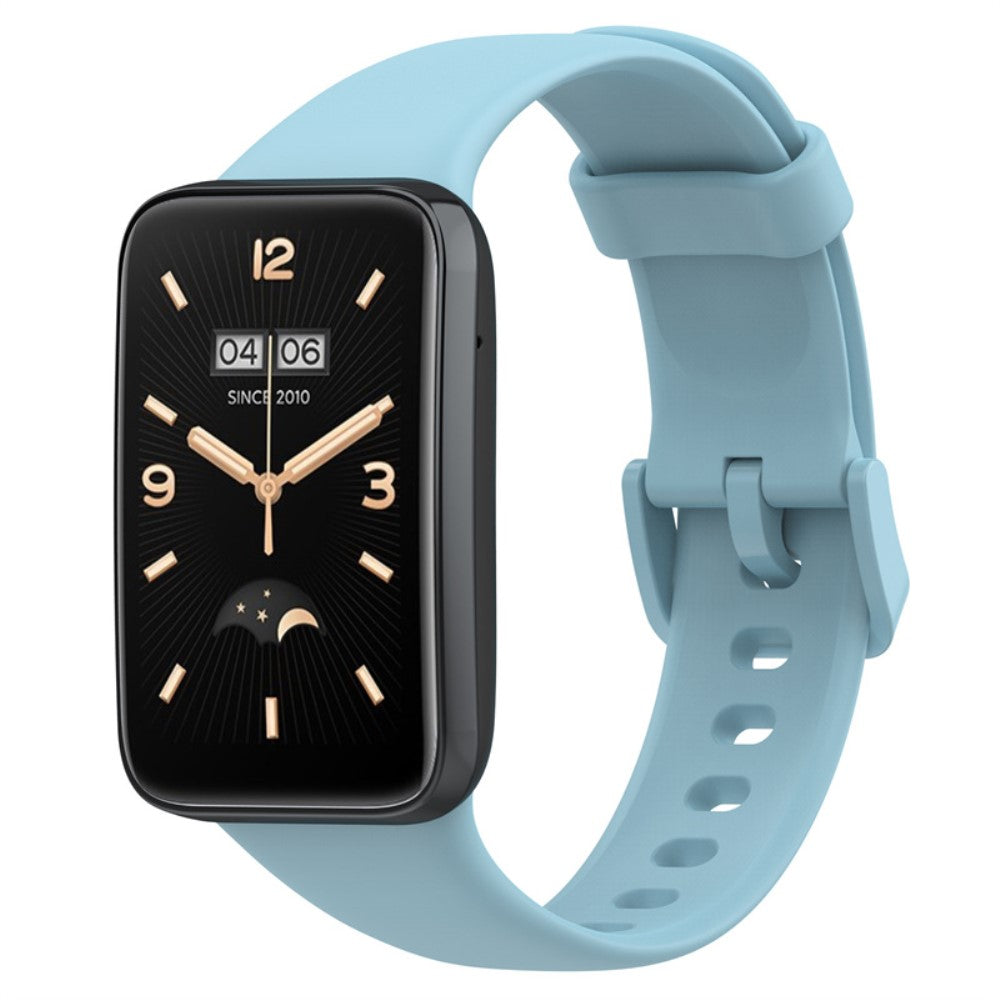 Mega slidstærk Xiaomi Mi Band 7 Pro Silikone Urrem - Blå#serie_8