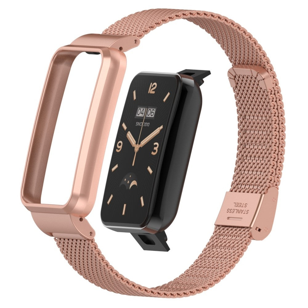 Rigtigt skøn Xiaomi Mi Band 7 Pro Metal Urrem - Pink#serie_10