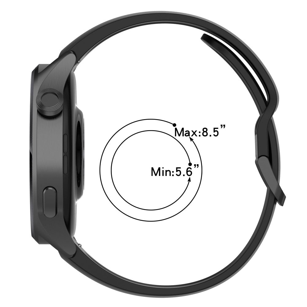 Komfortabel Xiaomi Watch S1 Pro Silikone Rem - Rød#serie_5