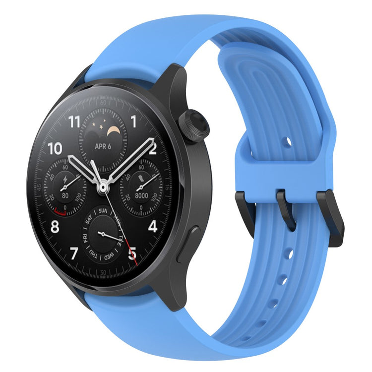 Komfortabel Xiaomi Watch S1 Pro Silikone Rem - Blå#serie_8