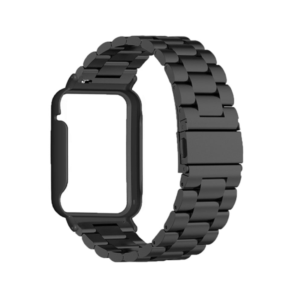 Mega holdbart Xiaomi Mi Band 7 Pro Metal Rem - Sort#serie_037