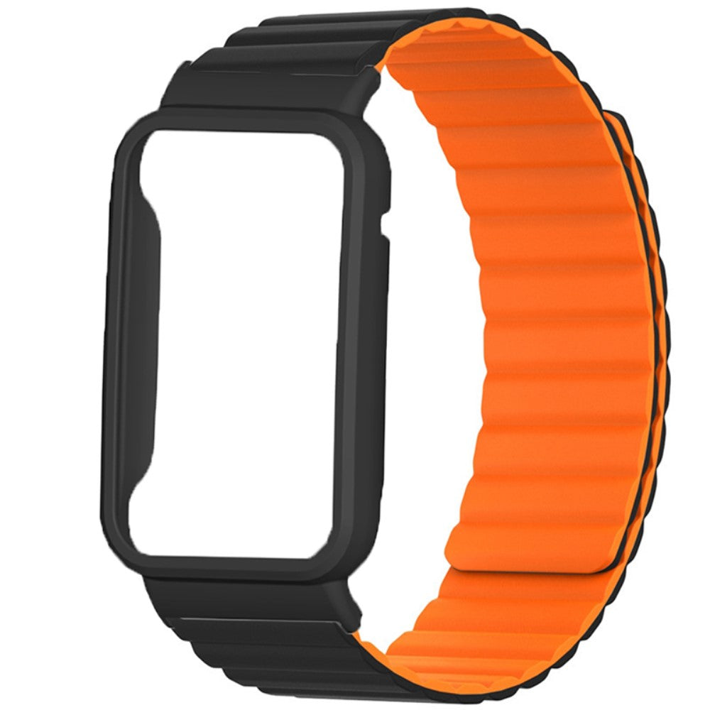 Super fint Xiaomi Mi Band 7 Pro Silikone Rem - Sort#serie_1