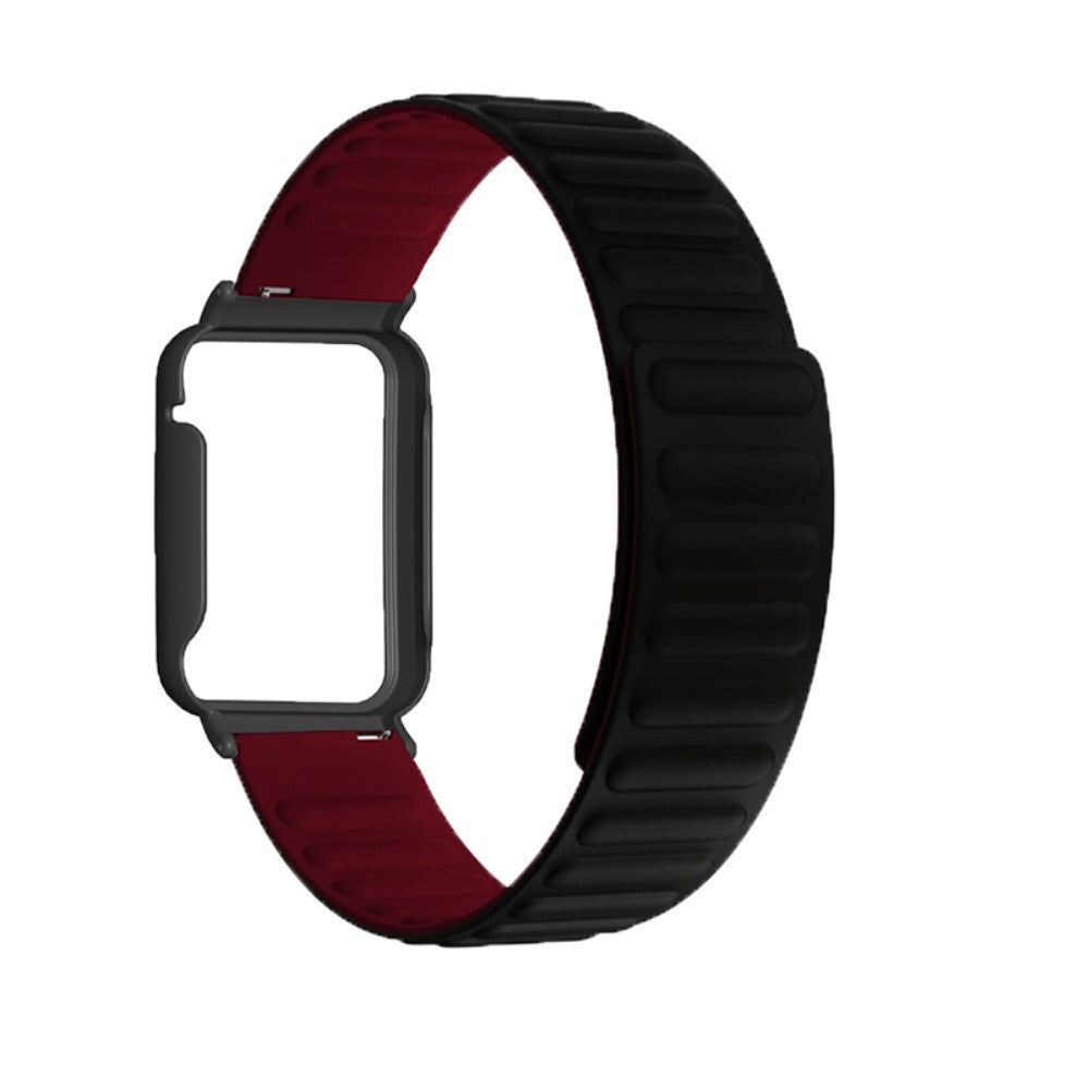 Helt vildt fantastisk Xiaomi Mi Band 7 Pro Silikone Rem - Sort#serie_3