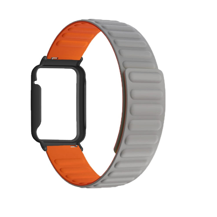 Helt vildt fantastisk Xiaomi Mi Band 7 Pro Silikone Rem - Sølv#serie_5