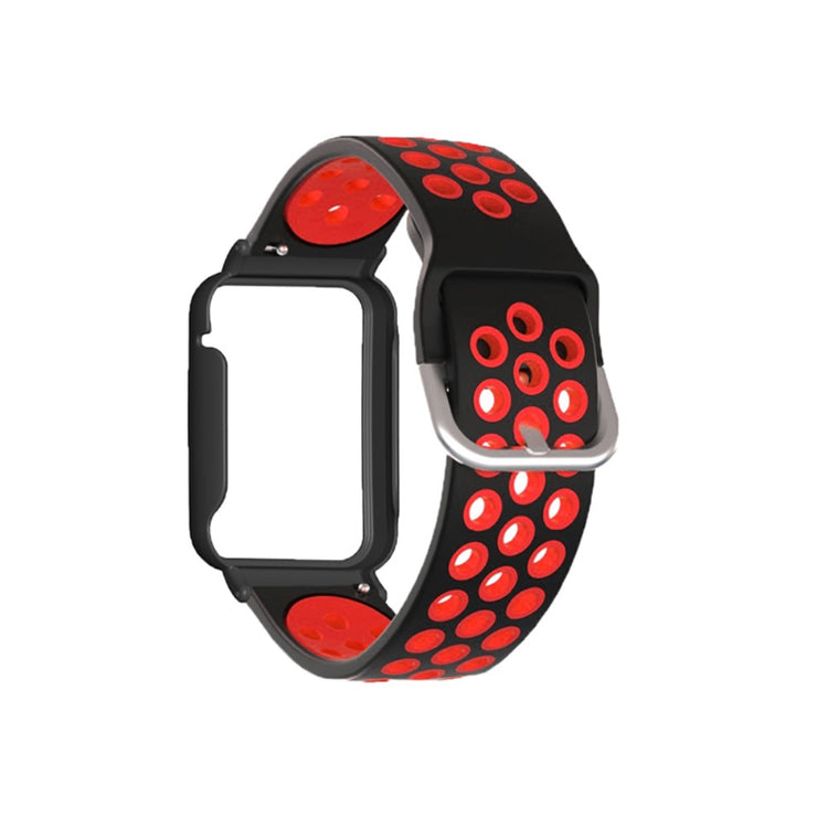 Helt vildt pænt Xiaomi Mi Band 7 Pro Silikone Rem - Rød#serie_1