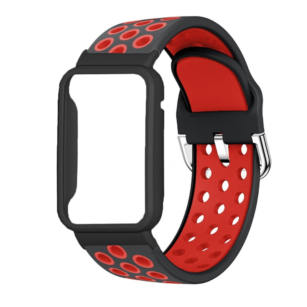 Rigtigt nydelig Xiaomi Mi Band 7 Pro Silikone Rem - Rød#serie_1