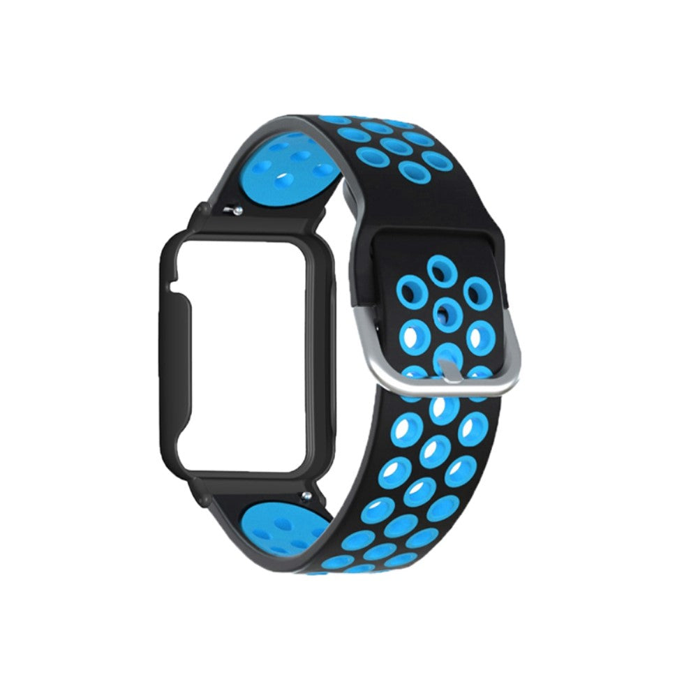 Helt vildt pænt Xiaomi Mi Band 7 Pro Silikone Rem - Blå#serie_3