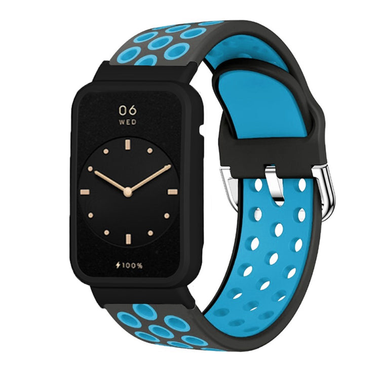 Helt vildt pænt Xiaomi Mi Band 7 Pro Silikone Rem - Blå#serie_3