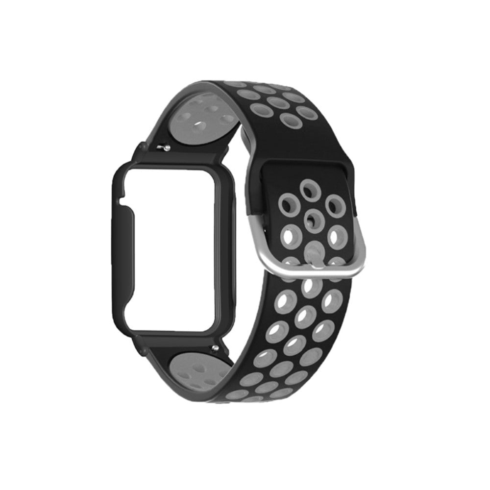 Helt vildt pænt Xiaomi Mi Band 7 Pro Silikone Rem - Sort#serie_4