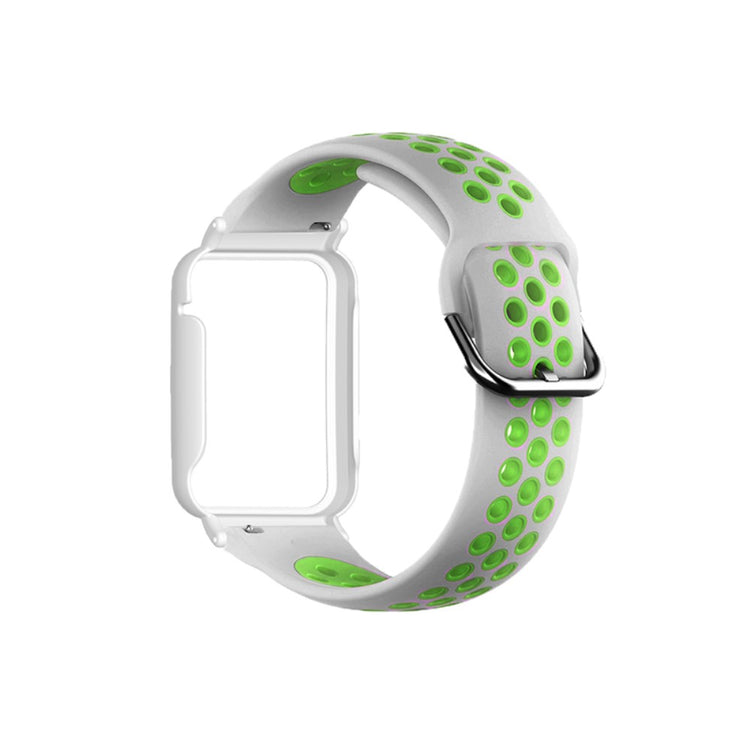 Helt vildt pænt Xiaomi Mi Band 7 Pro Silikone Rem - Grøn#serie_5