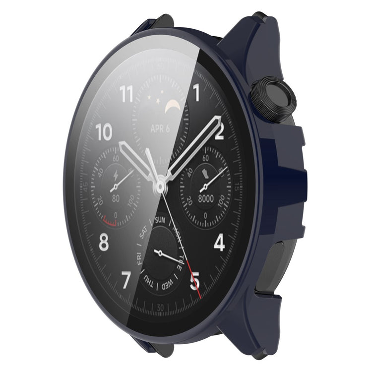 Xiaomi Watch S1 Pro Plastik og Hærdet Glas Skærmbeskytter - Blå#serie_3