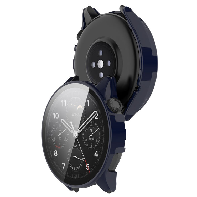 Xiaomi Watch S1 Pro Plastik og Hærdet Glas Skærmbeskytter - Blå#serie_3