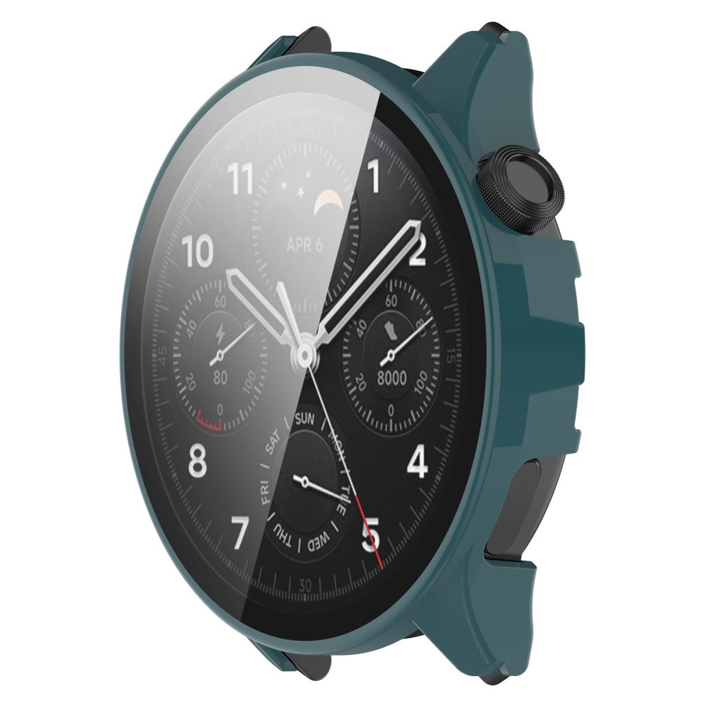 Xiaomi Watch S1 Pro Plastik og Hærdet Glas Skærmbeskytter - Grøn#serie_4