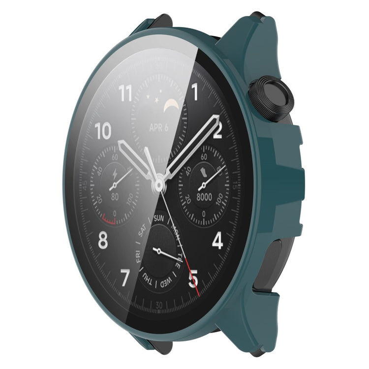 Xiaomi Watch S1 Pro Plastik og Hærdet Glas Skærmbeskytter - Grøn#serie_4