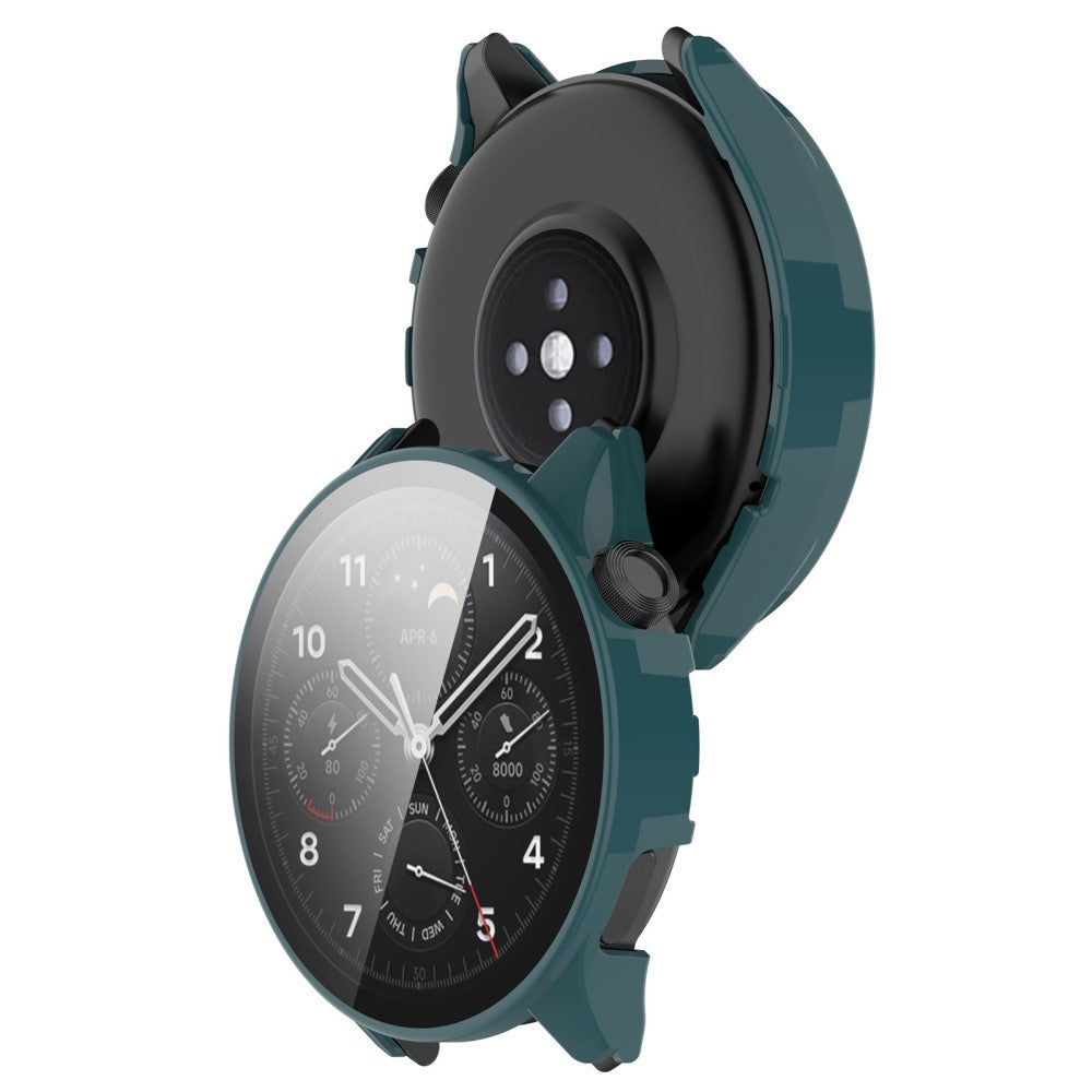 Xiaomi Watch S1 Pro Plastik og Hærdet Glas Skærmbeskytter - Grøn#serie_4