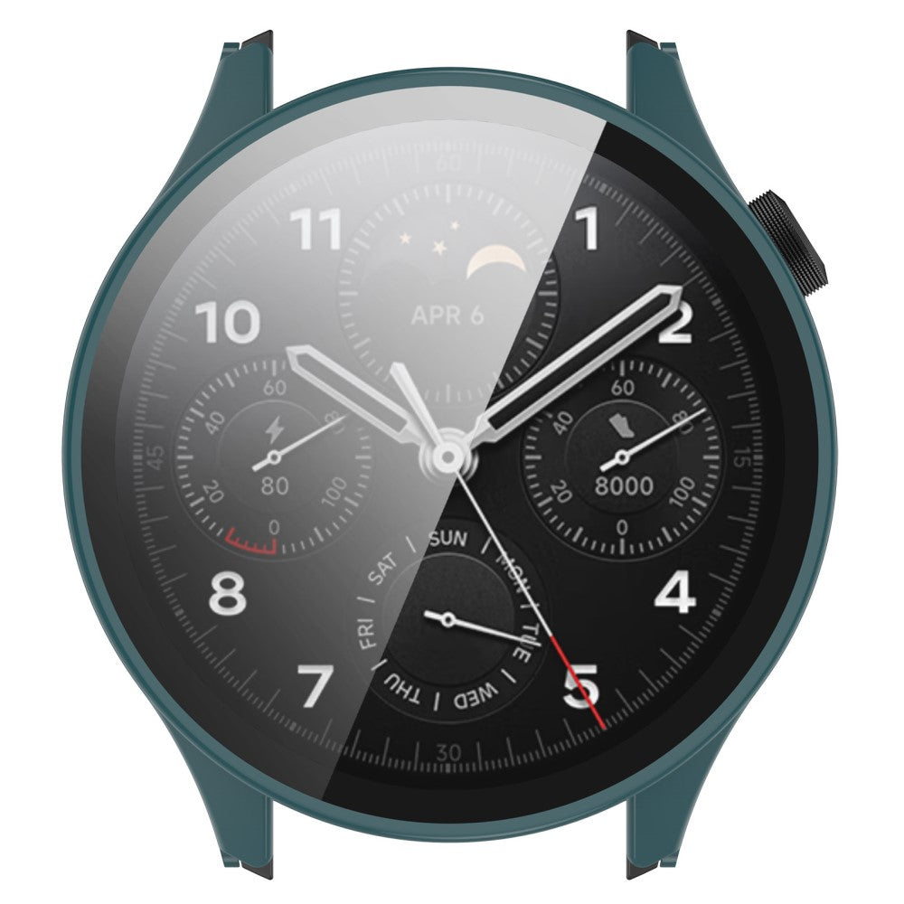 Xiaomi Watch S1 Pro Plastik og Hærdet Glas Skærmbeskytter - Grøn#serie_4