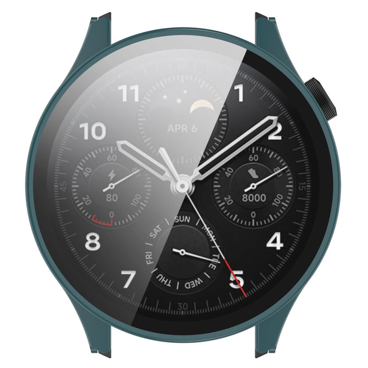 Xiaomi Watch S1 Pro Plastik og Hærdet Glas Skærmbeskytter - Grøn#serie_4