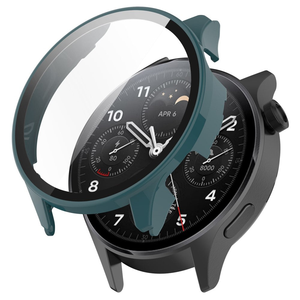 Xiaomi Watch S1 Pro Plastik og Hærdet Glas Skærmbeskytter - Grøn#serie_4