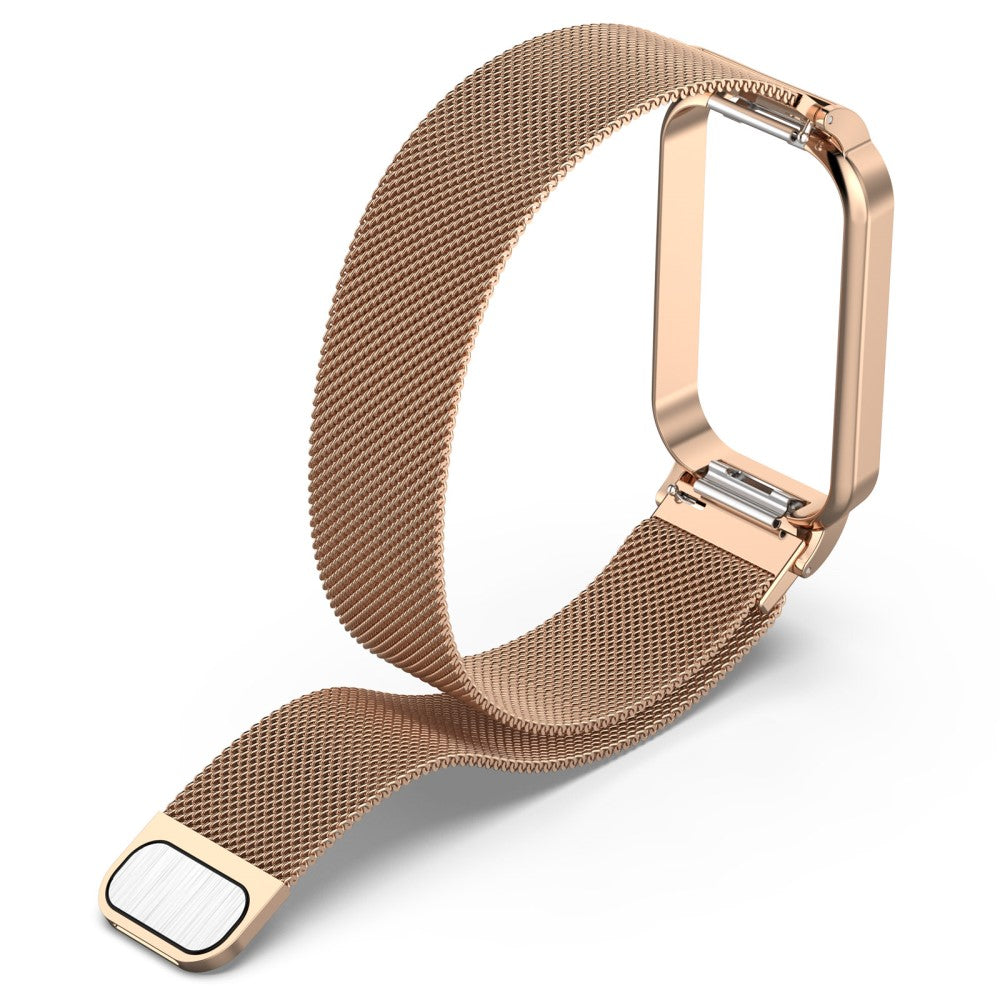 Helt Vildt Pænt Metal Rem passer til Xiaomi Redmi Band 2 - Pink#serie_2