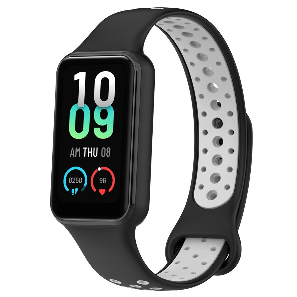 Mega Holdbart Silikone Rem passer til Xiaomi Redmi Band 2 - Sort#serie_3