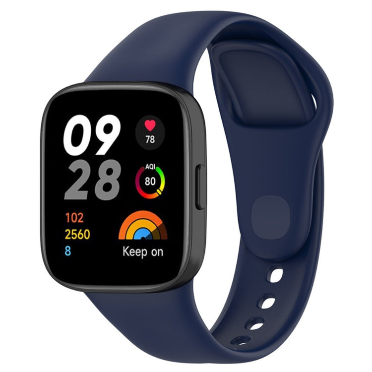 Helt vildt cool Xiaomi Redmi Band 3 Silikone Rem - Blå#serie_10