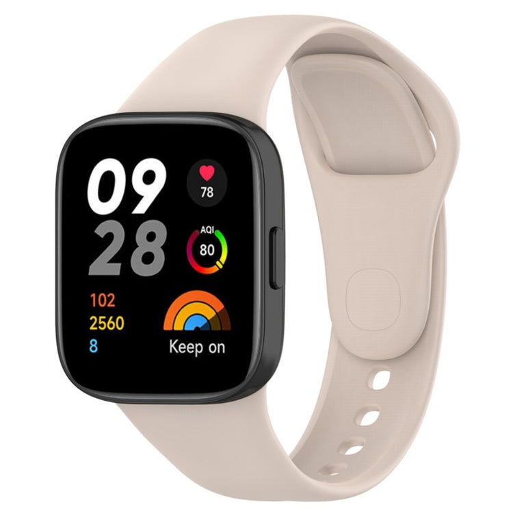 Helt vildt cool Xiaomi Redmi Band 3 Silikone Rem - Hvid#serie_11
