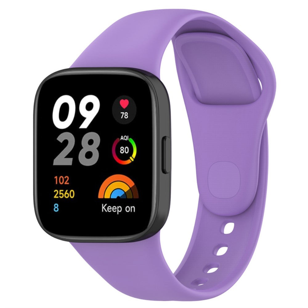 Helt vildt cool Xiaomi Redmi Band 3 Silikone Rem - Lilla#serie_12