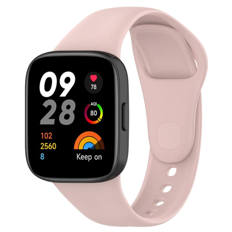 Helt vildt cool Xiaomi Redmi Band 3 Silikone Rem - Pink#serie_8