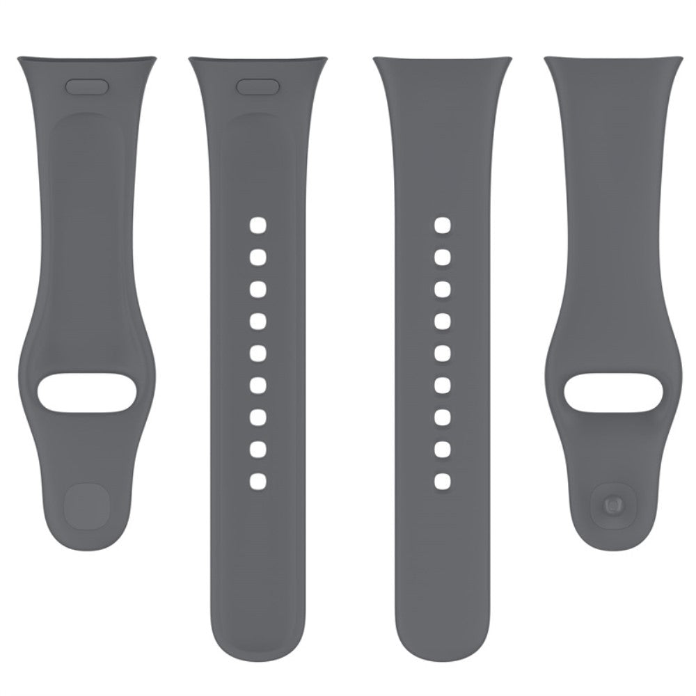 Helt vildt cool Xiaomi Redmi Band 3 Silikone Rem - Sølv#serie_9